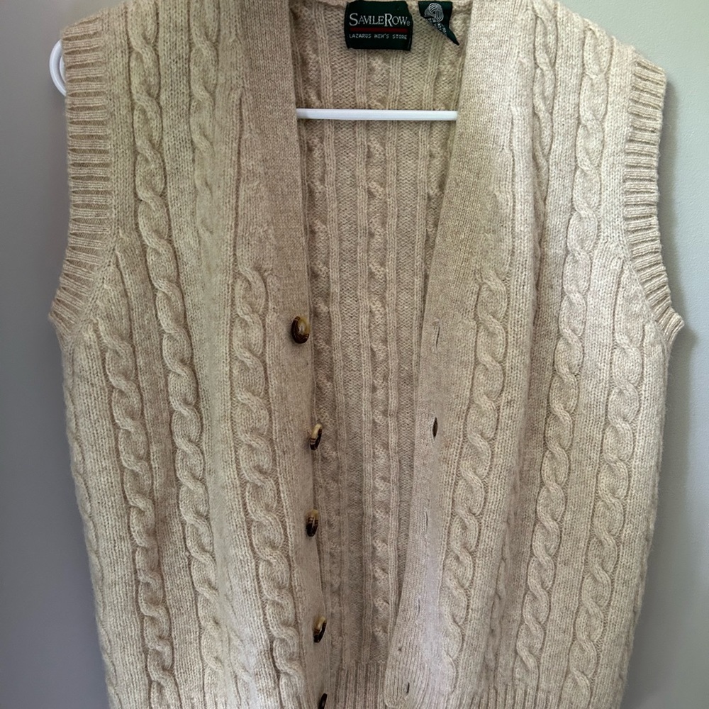 Vintage wool vest